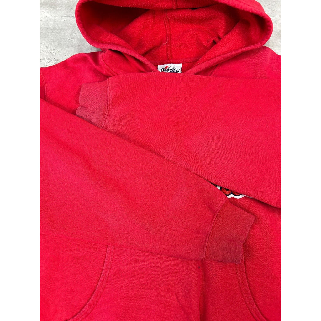 Vintage 90s St Louis Cardinals MLB Embroidered Pullover Hooded Sweatshirt Medium