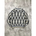 Vintage J.J. Cochran Geometric Pattern Pullover Knit Sweater Size Medium