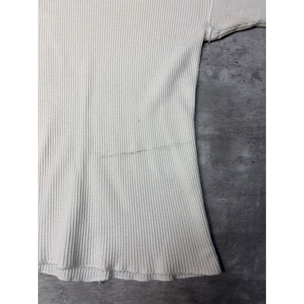 VTG 1970s Northwest Cotton Waffle Print Thermal Long Sleeve T-Shirt Size Medium