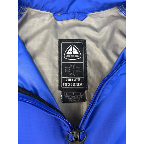 Vintage 2000s Nike ACG Graphic Logo Full Zip Windbreaker Jacket Size Large