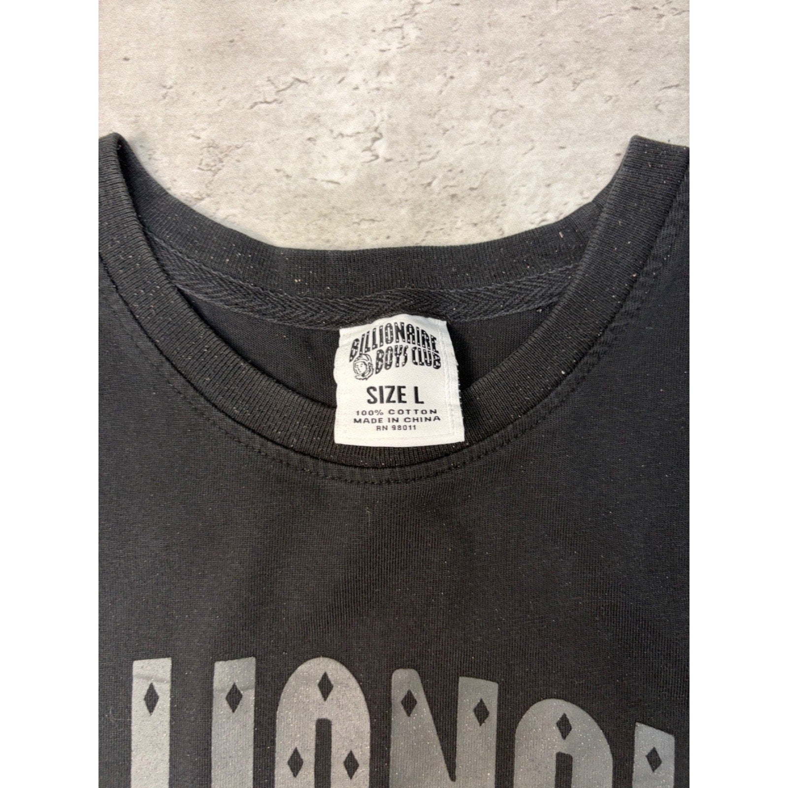 Billionaire Boys Club Logo Spellout T-Shirt Size Large