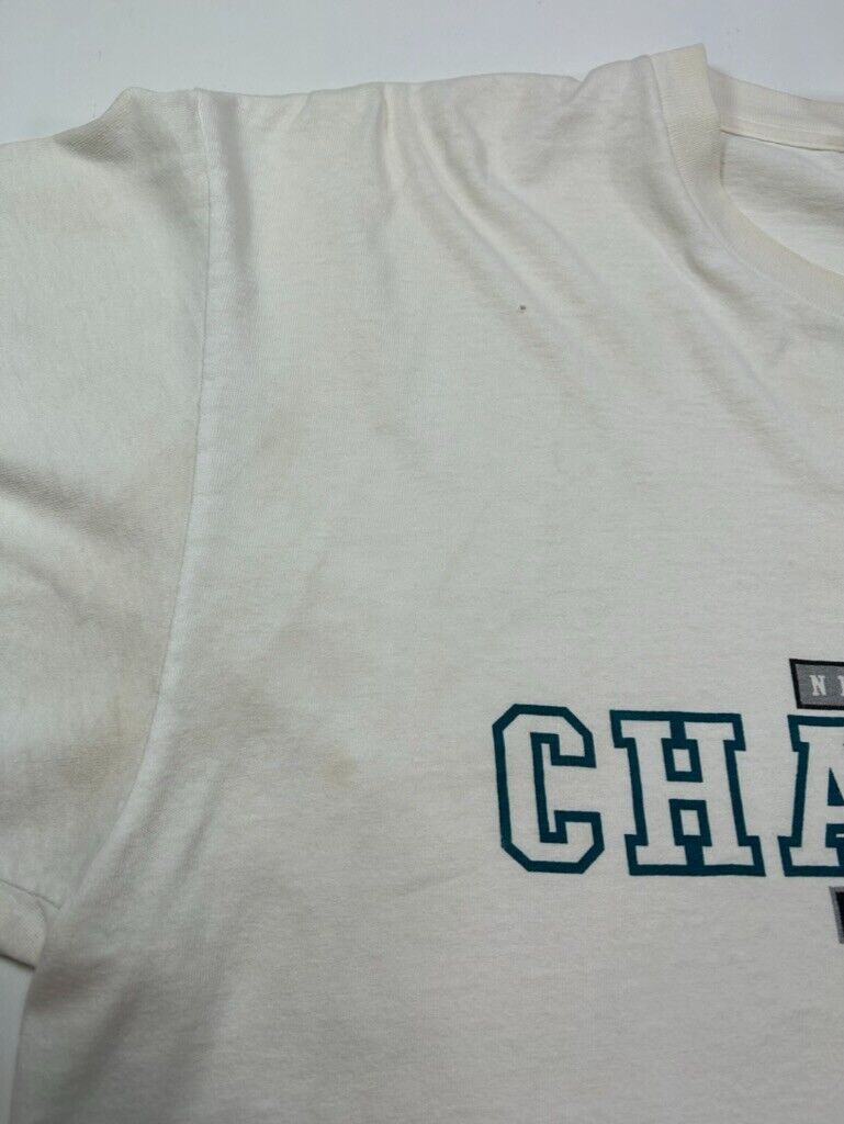 Vintage 2001 Philadelphia Eagles NFL NFC Eastern Division Champs T-Shirt Size XL