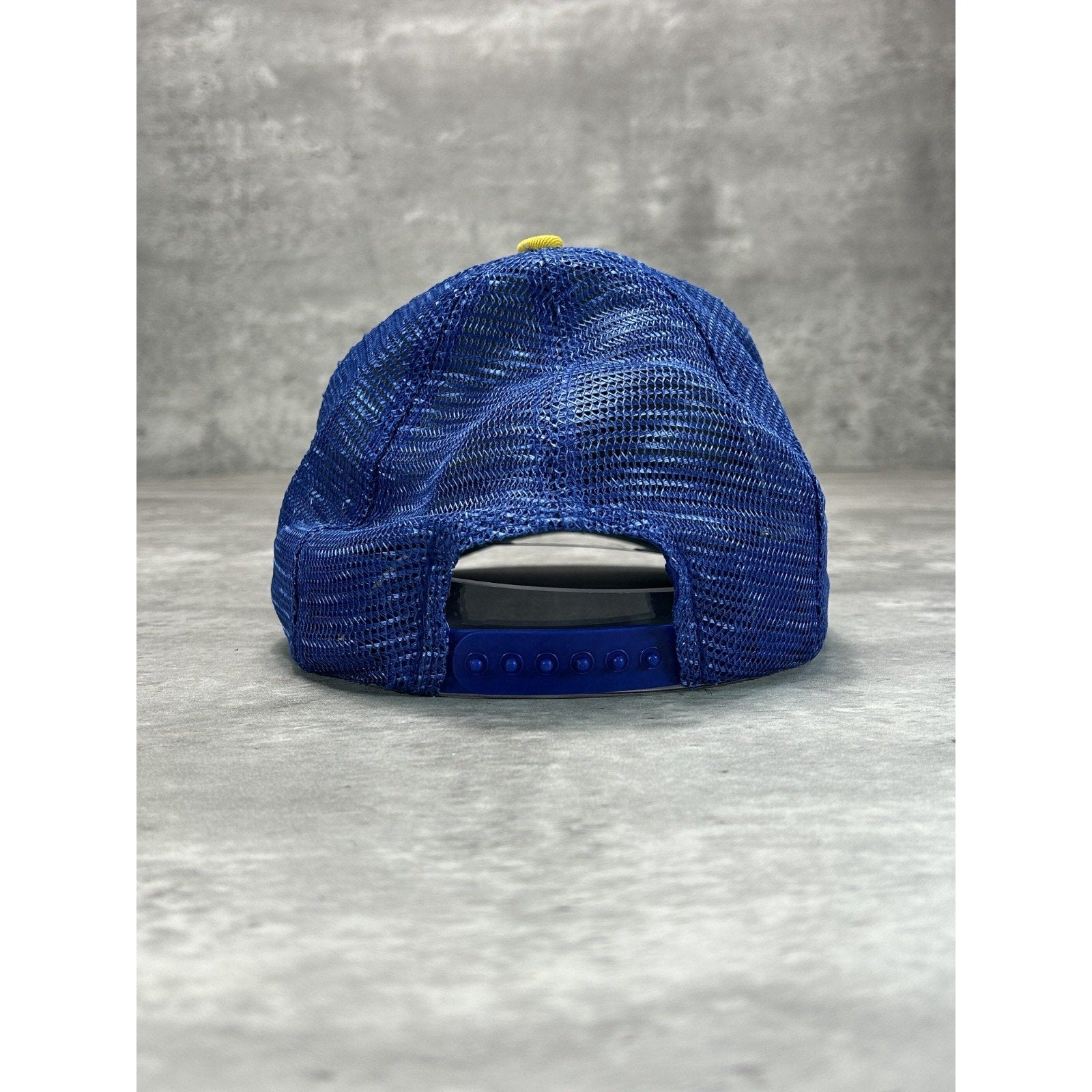 VTG 80s Walt Disney World Embroidered Scrambled Eggs Trucker Snapback Hat OSFA