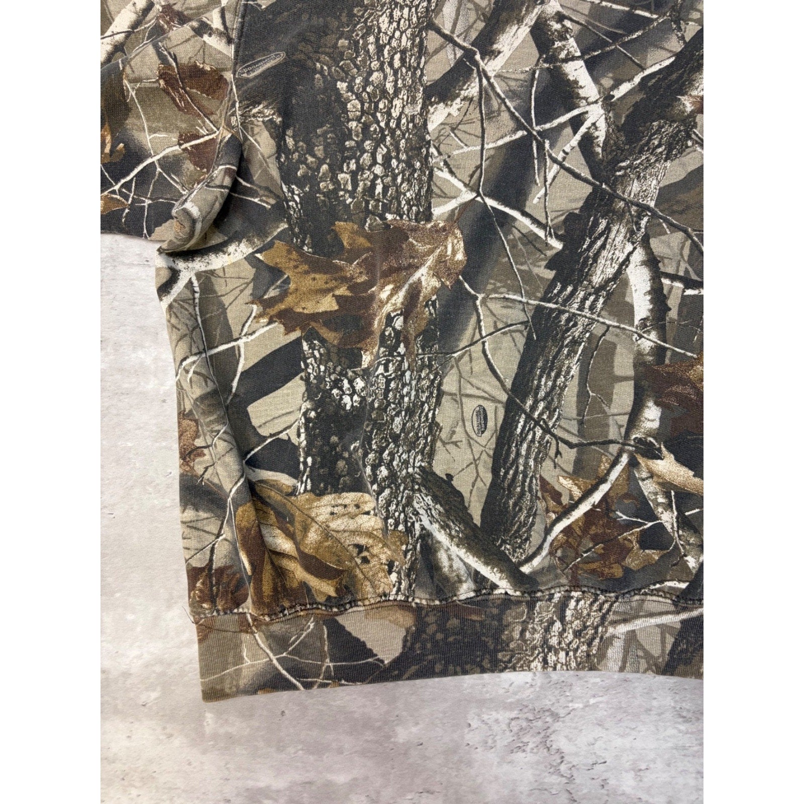 Vintage Realtree Hardwoods Hunting Camo Crewneck Sweatshirt Size 3XL