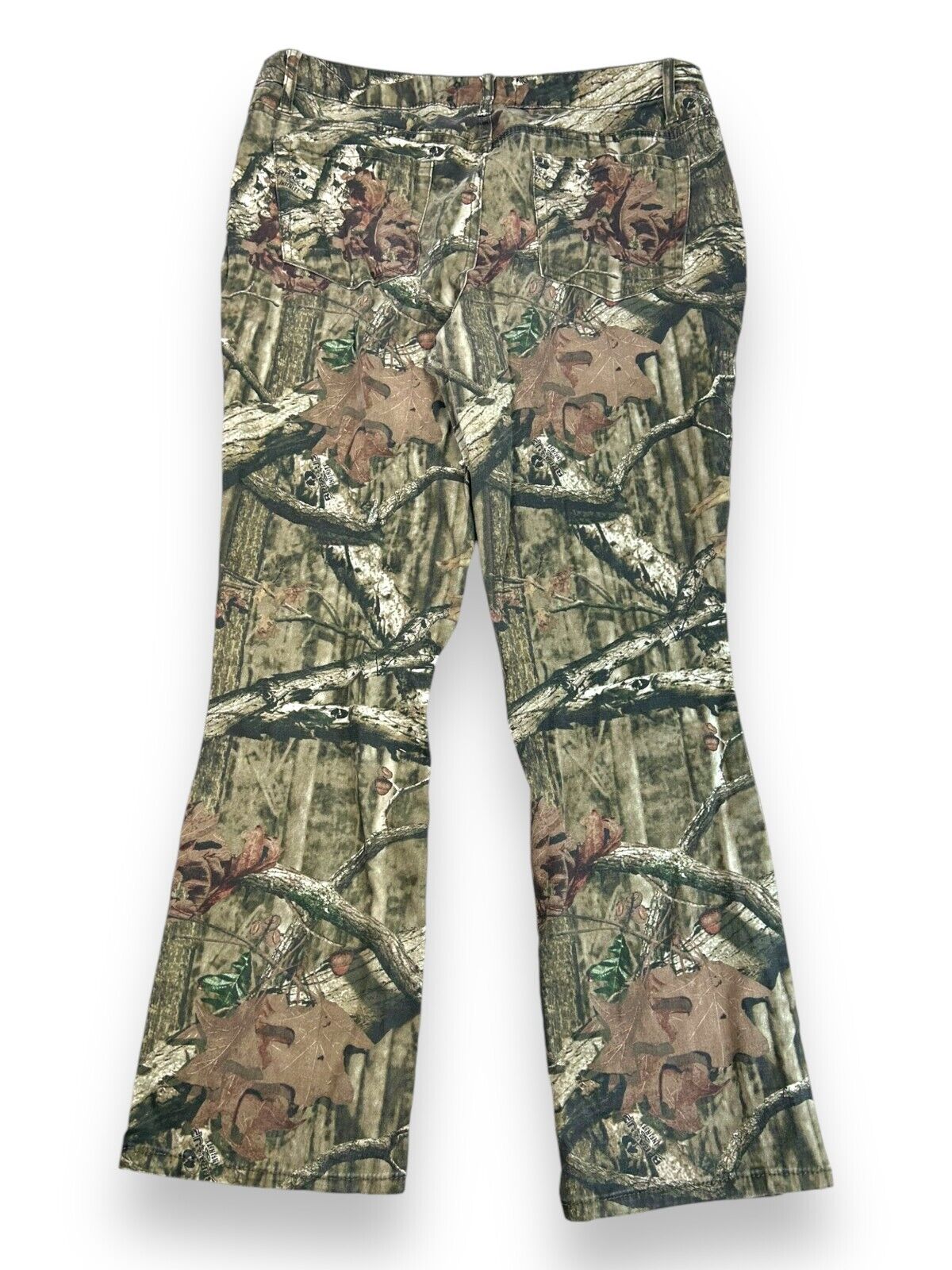 Vintage Mossy Oak Break Up Infinity Tree Camo Flared Hunting Pants Size 36W