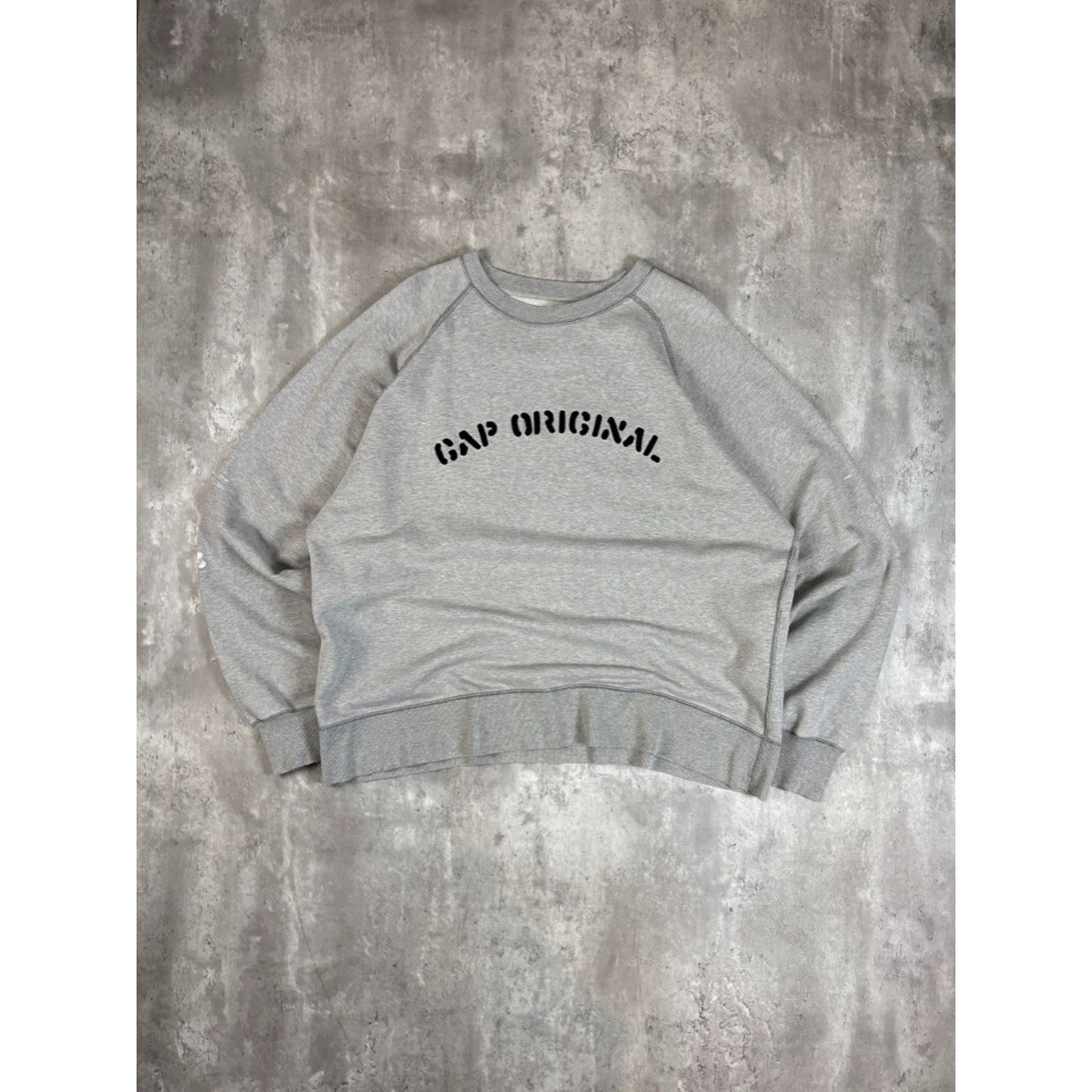 Vintage Gap Originals Graphic Spellout Pullover Crewneck Sweatshirt Size XL