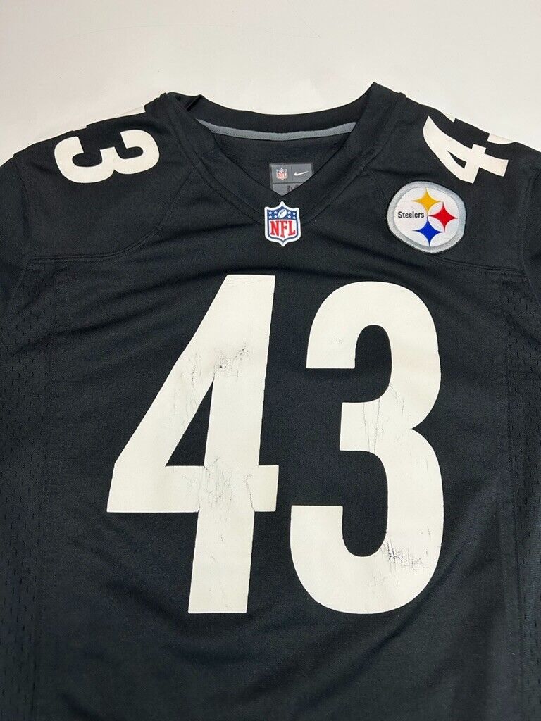 Troy Polamalu #43 Pittsburgh Steelers NFL Nike Football Jersey Size Medium