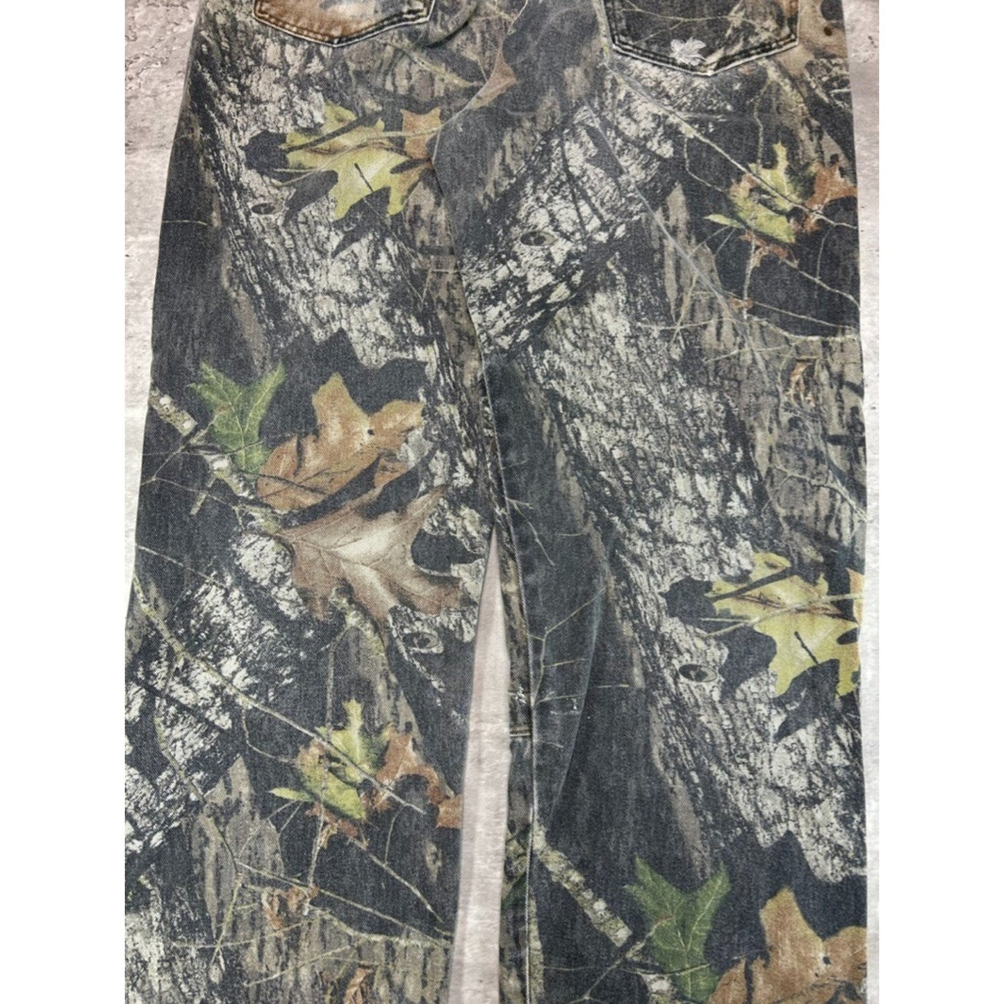 Vintage Wrangler Mossy Oak Break Up Double Knee Camo Hunting Pants Size 38
