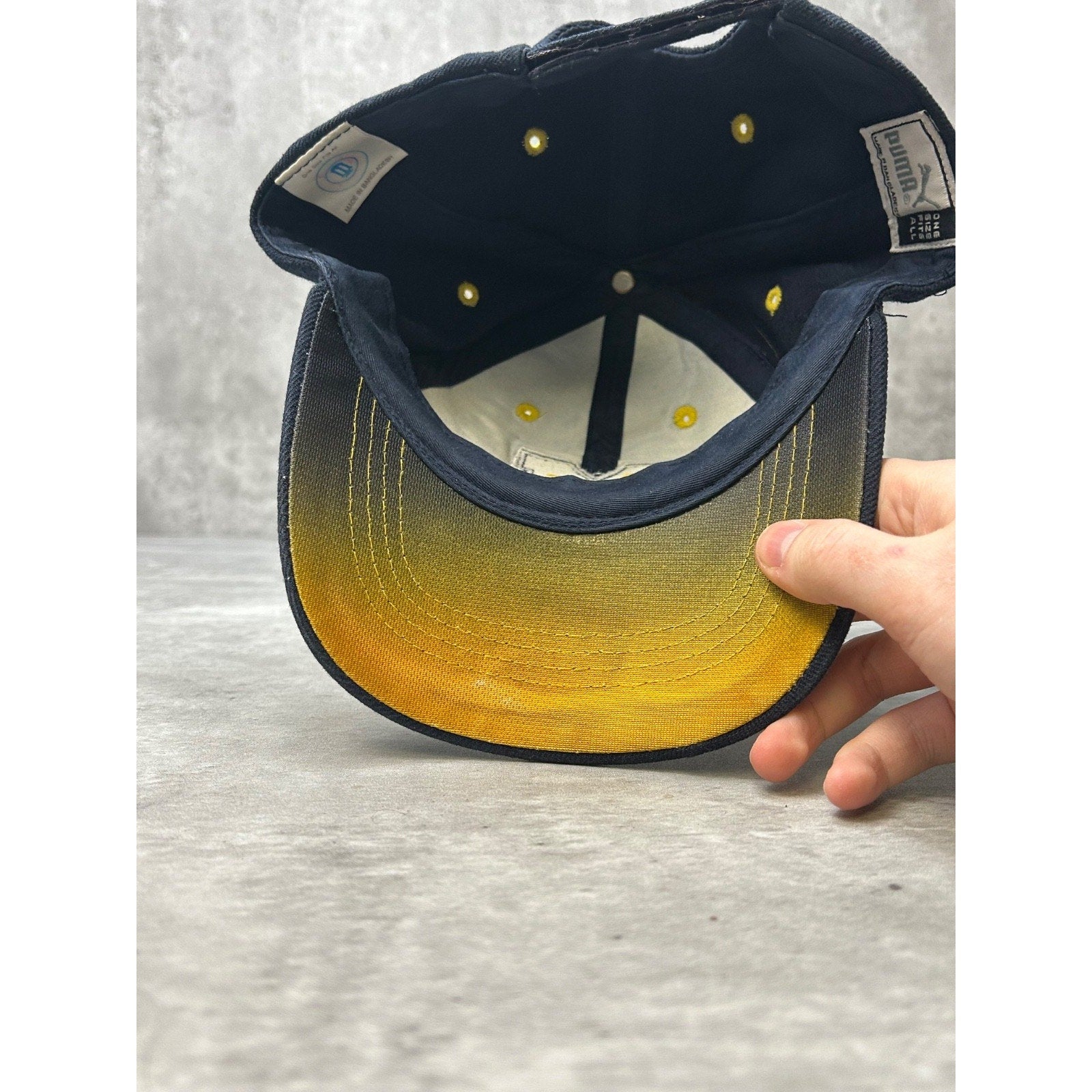 Vintage Michigan Wolverines NCAA Embroidered Logo Strapback Hat OSFA