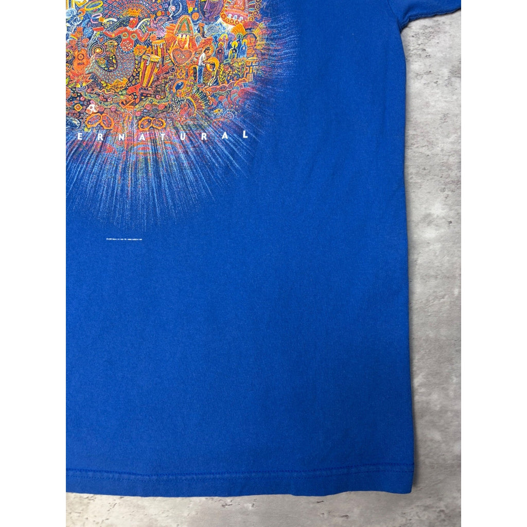 Vintage 1999 Santana Supernatural Latin Rock Band Music T-Shirt Size Large