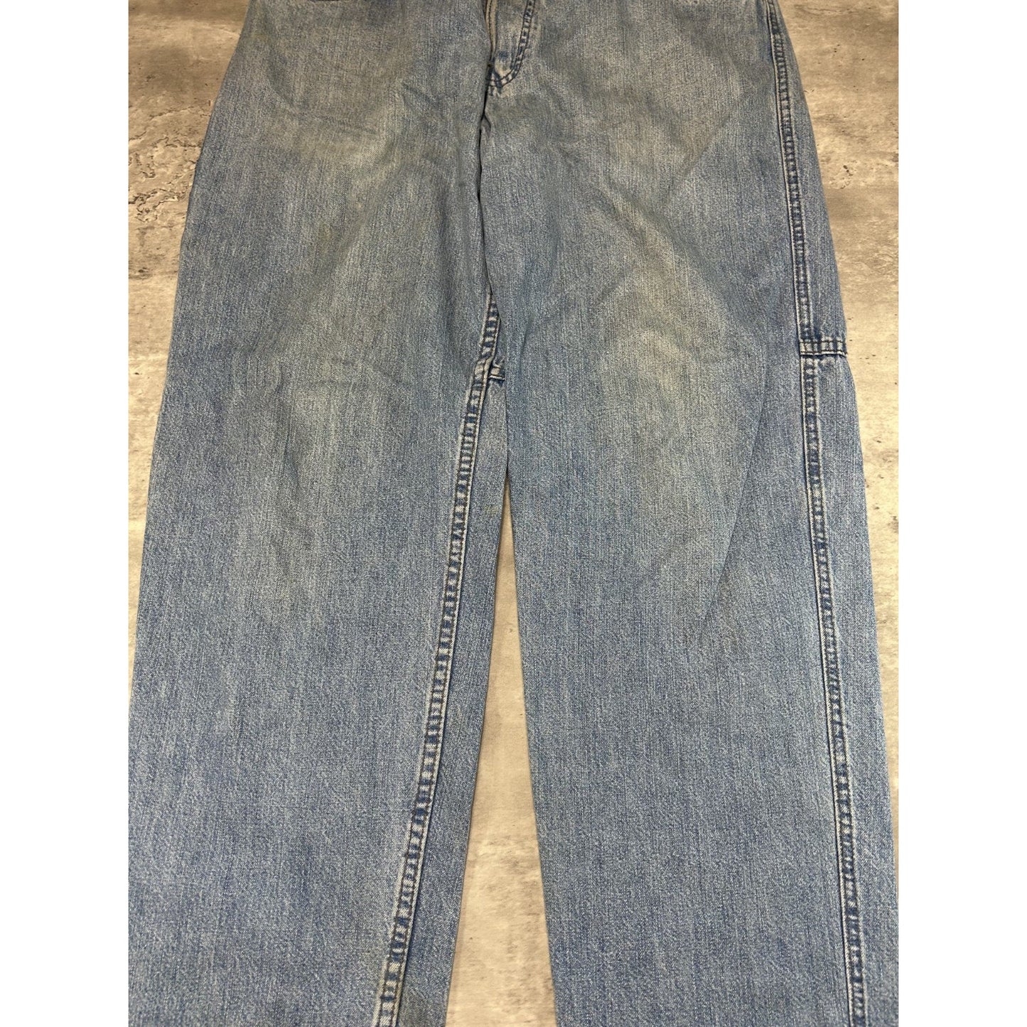VTG 90s Levis Silver Tab Light Wash Denim Workwear Style Carpenter Pants Size 36