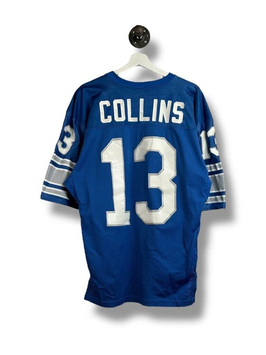 Vintage 80s/90s Collins #13 Detroit Lions NFL Sand Knit Jersey Size 40 XL