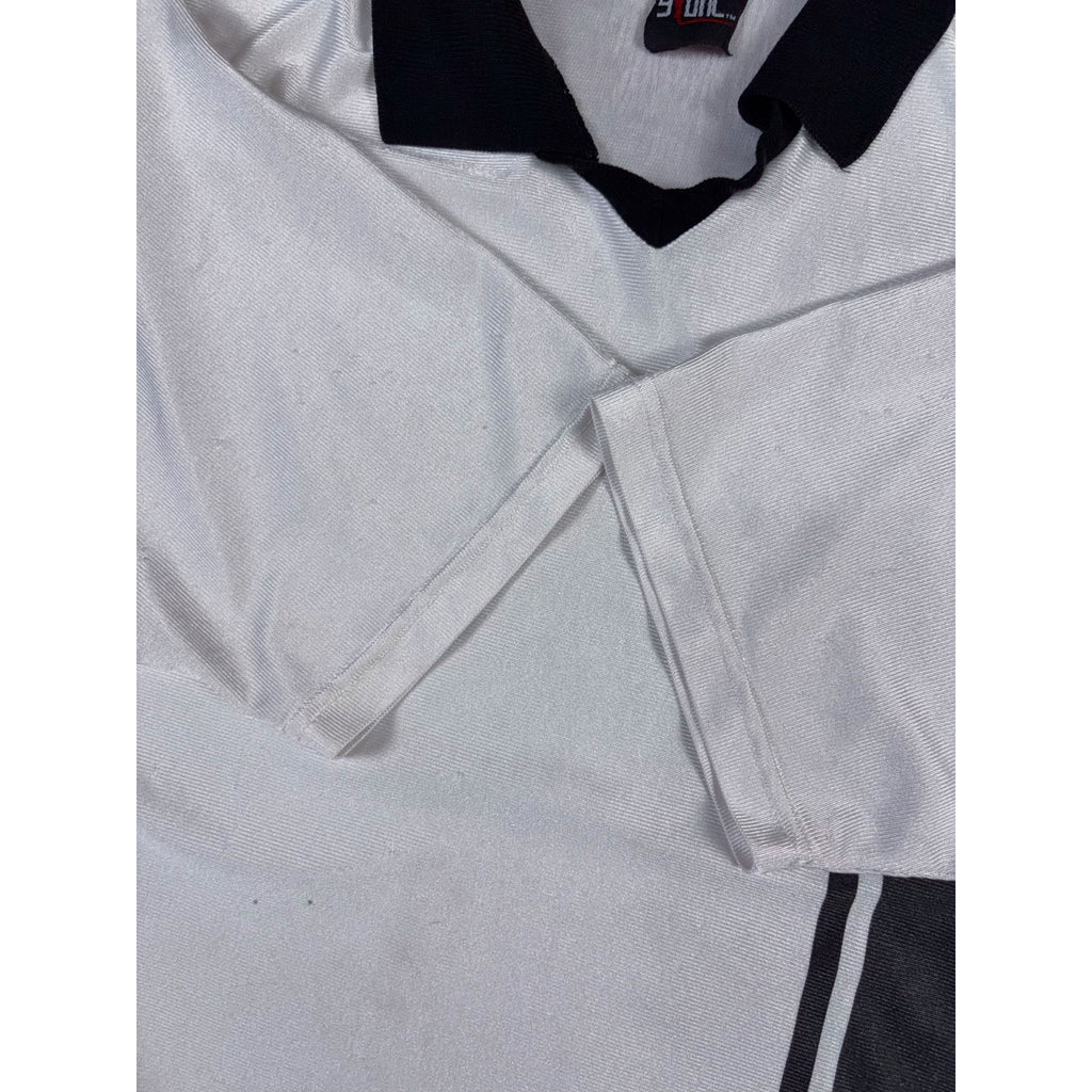 Vintage 90s Metallica Metal Band Spellout Collared Soccer Jersey Size XL