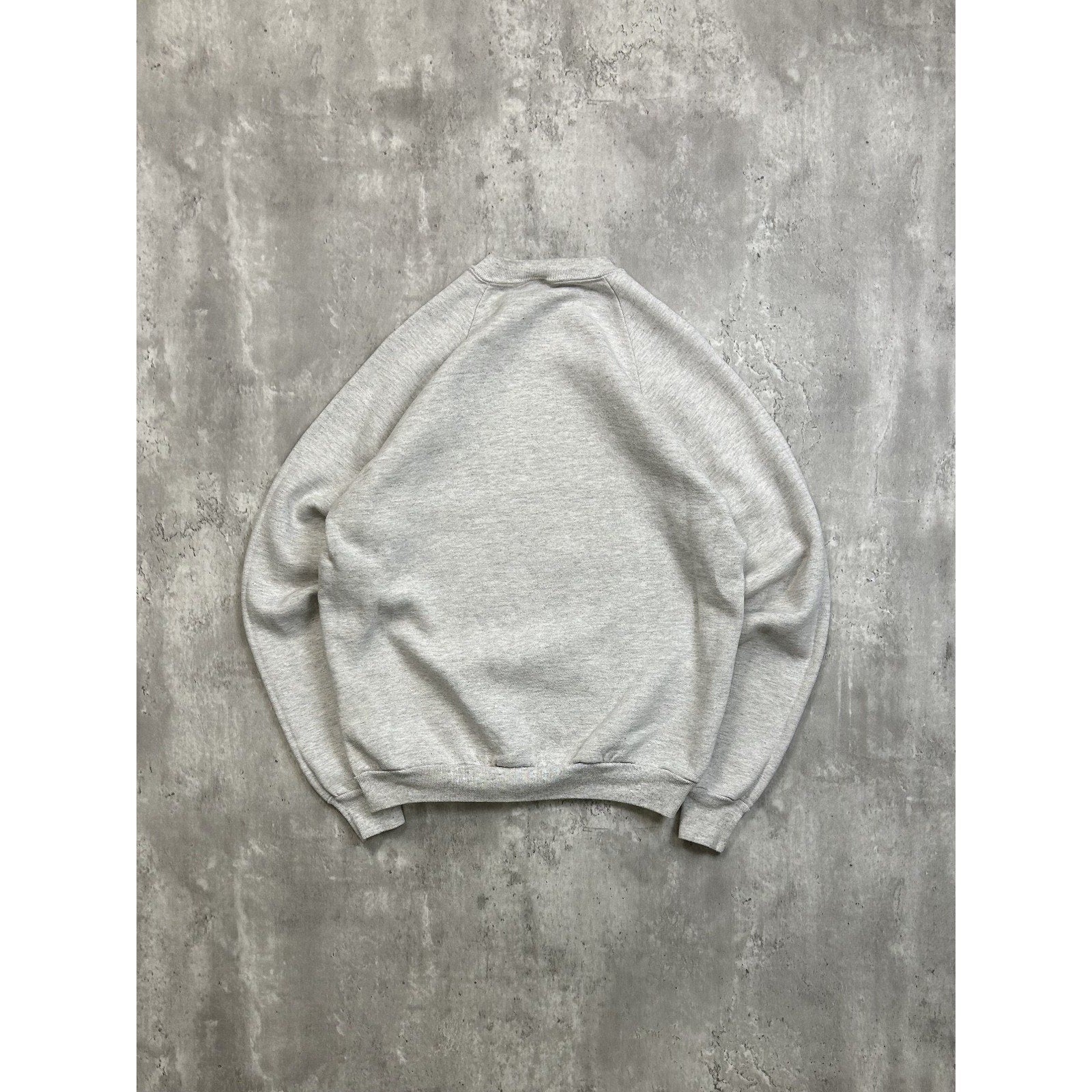 Vintage 90s Grey Wolf Animal Graphic Nature Crewneck Sweatshirt Size Large