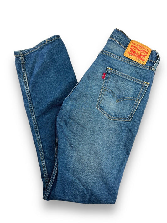 Levis 513 Dark Wash Straight Leg Denim Pants Size 30