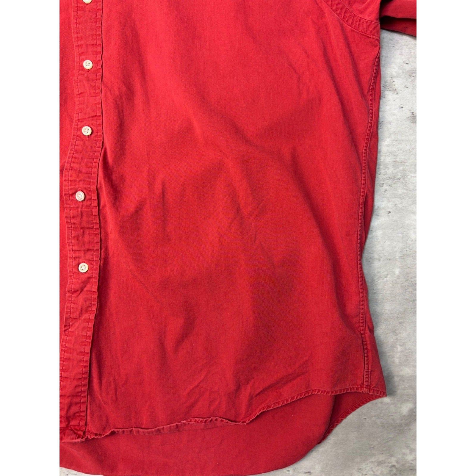 Vintage Polo Ralph Lauren Embroidered Pony Long Sleeve Button Up Shirt Size XL