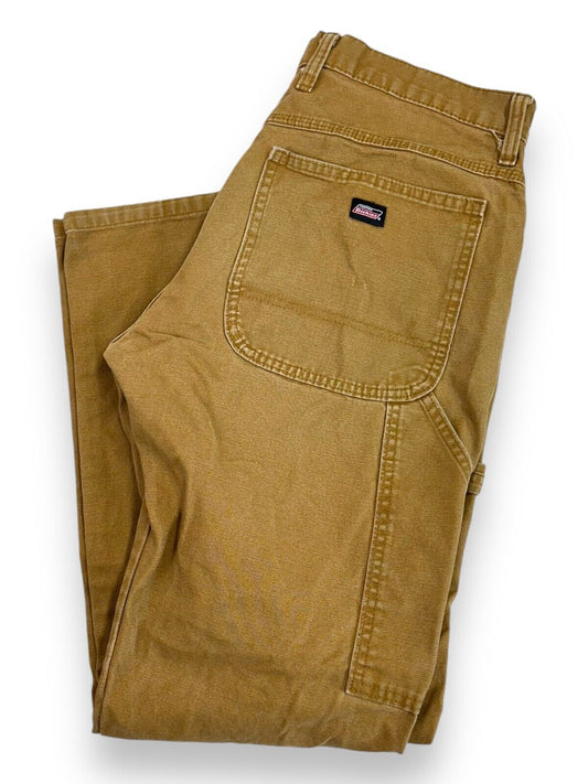 Vintage Dickies Canvas Work Wear Carpenter Pants Size 33W Beige