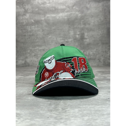 Vintage 90s Bobby Labonte #18 Nascar Interstate Racing Snapback Hat OSFA