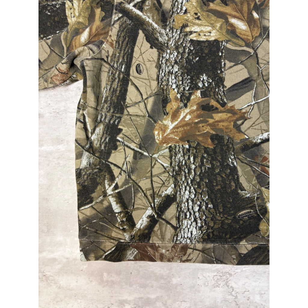 Vintage Outfitters Ridge Realtree Hardwoods Hunting Crewneck Sweatshirt Size XL