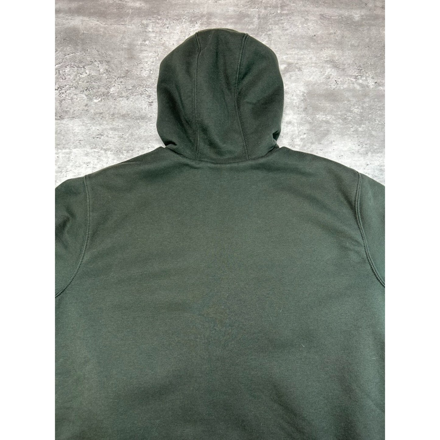 Vintage Carhartt Fleece Lined Workwear Full Zip Hooded Sweatshirt Size Large