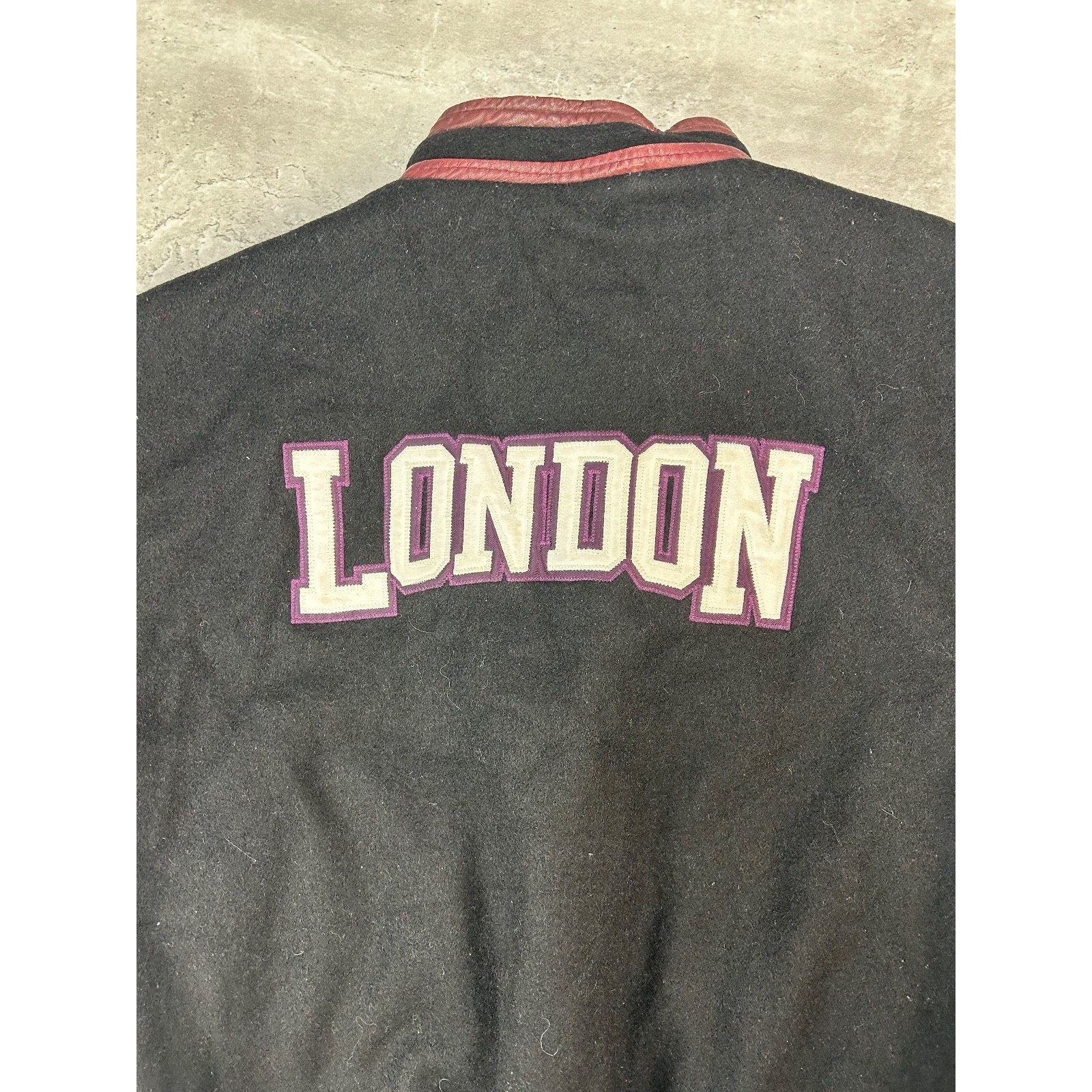 Vintage 90s London Knights OHL Embroidered Logo Varsity Bomber Jacket Size XL