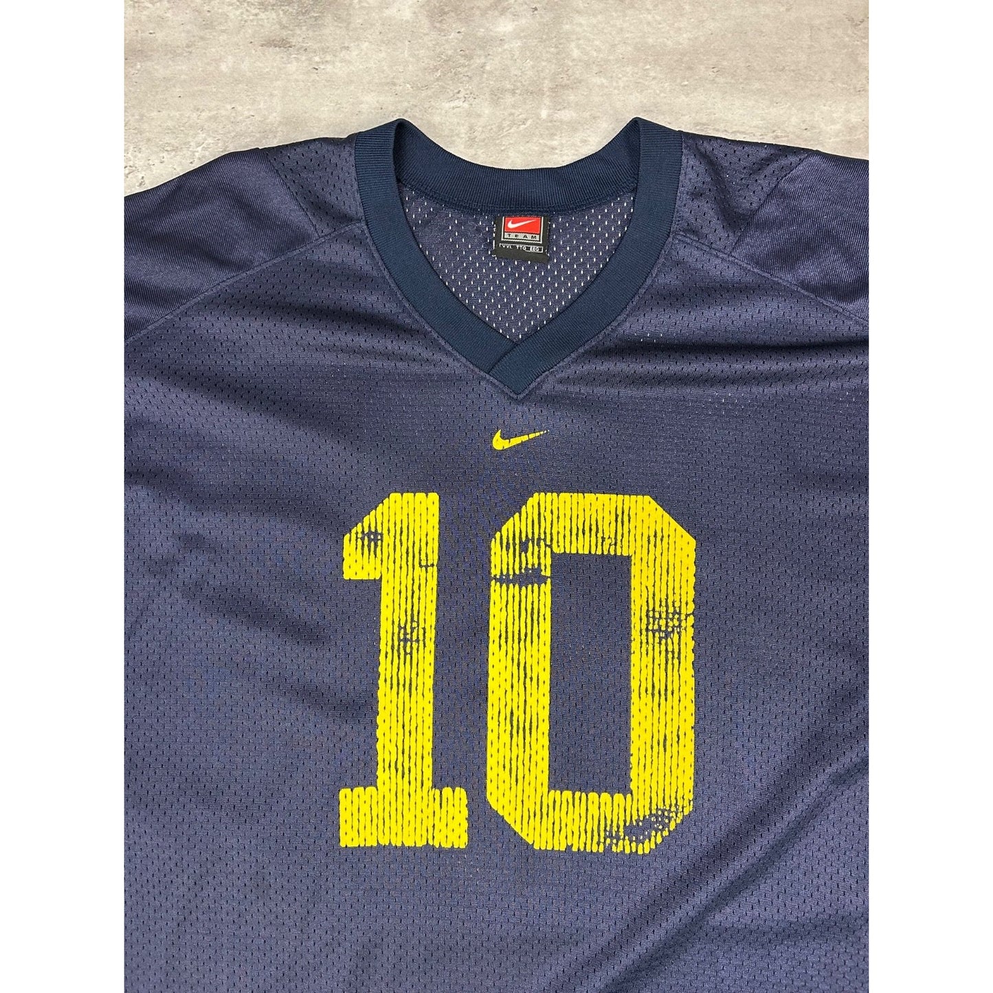 Vintage Michigan Wolverines NCAA Nike Football Jersey Size 2XL Blue