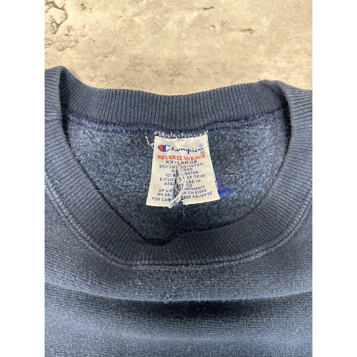 Vintage 90s Champion Reverse Weave Pullover Crewneck Sweatshirt Size 2XL
