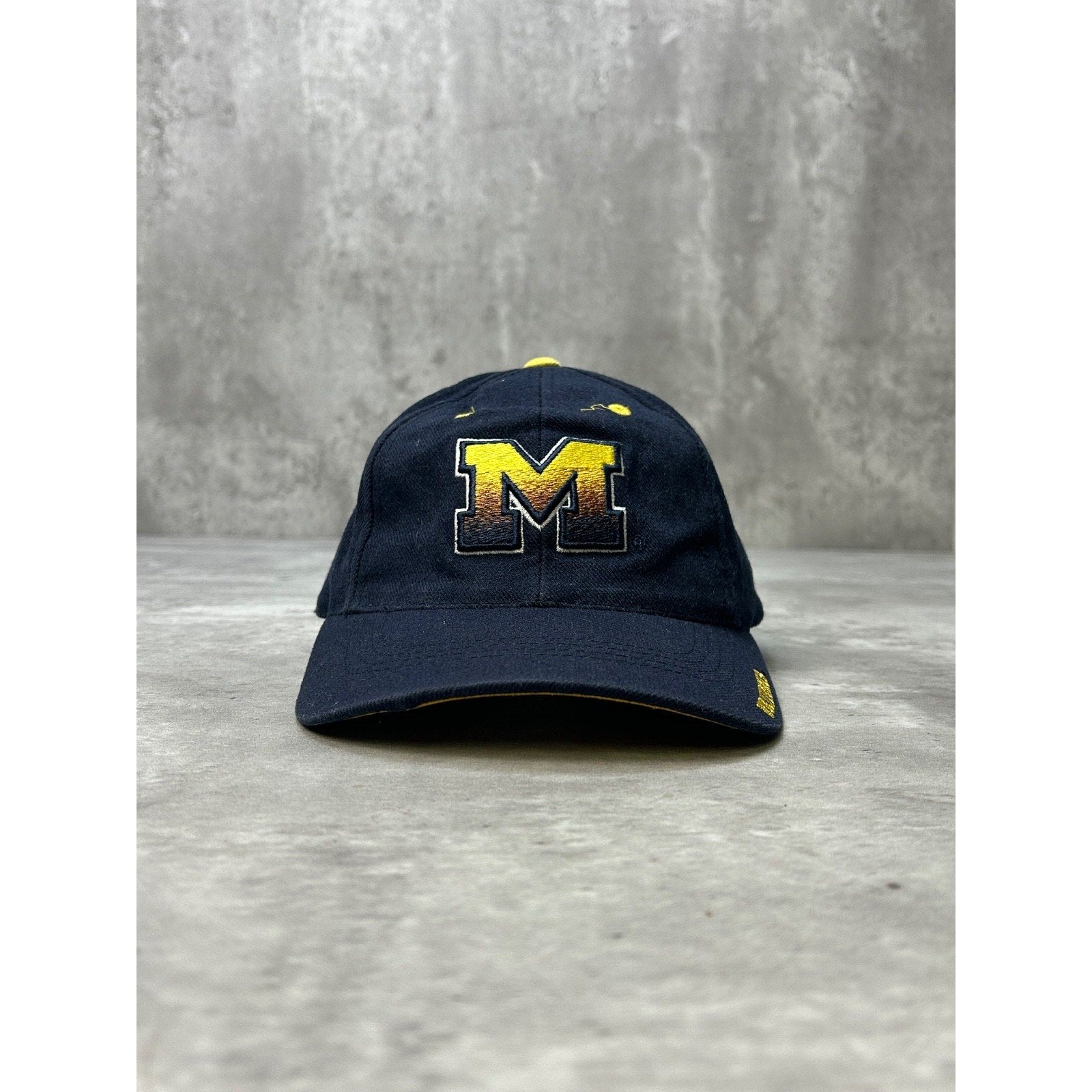 Vintage Michigan Wolverines NCAA Embroidered Logo Strapback Hat OSFA