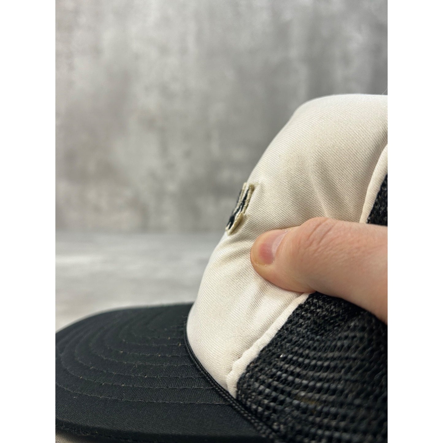 Vintage 80s/90s Flyers Embroidered Spellout Trucker Snapback Hat OSFA