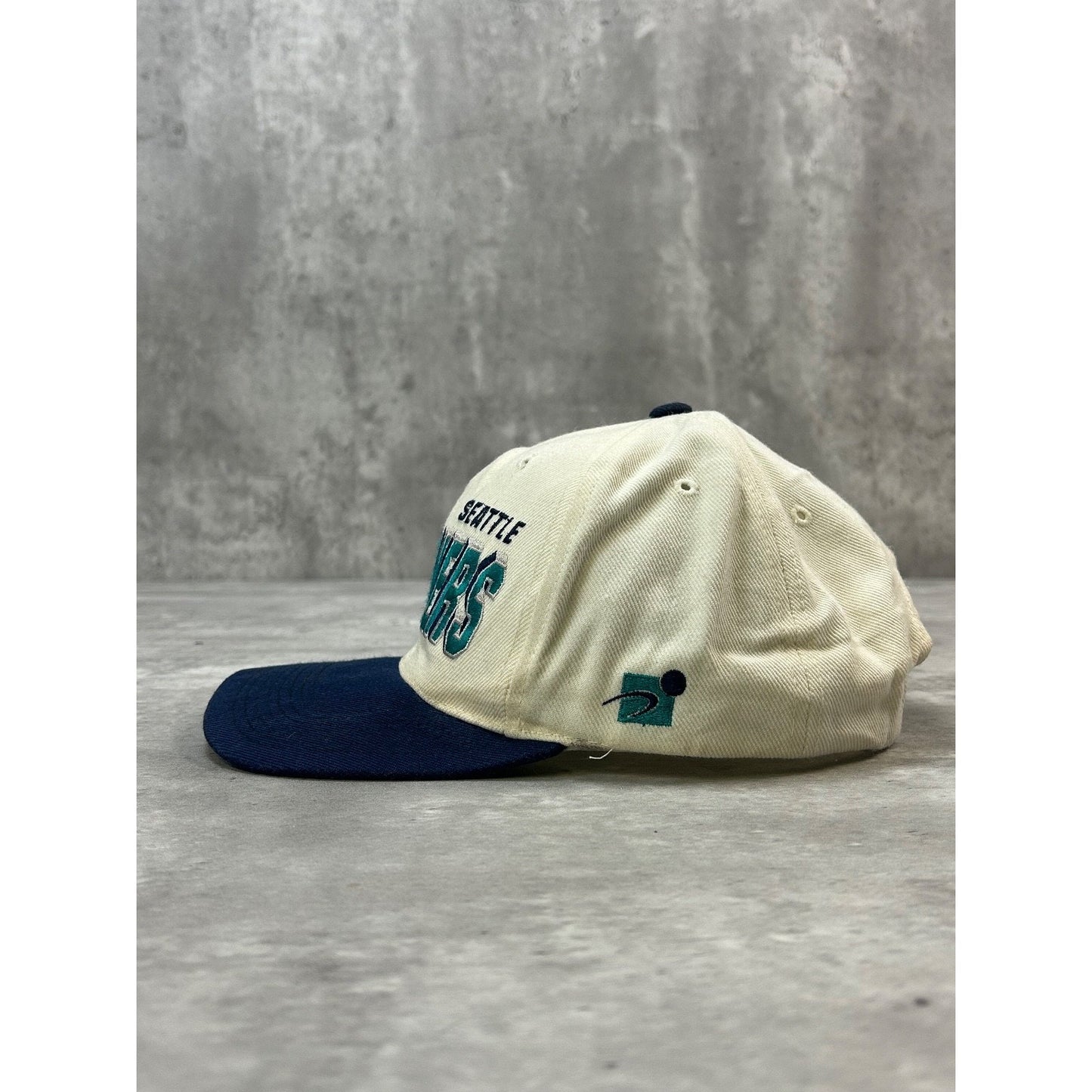 Vintage 90s Seattle Mariners MLB Sports Specialties Shadow Snapback Hat OSFA