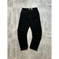 Vintage 90s Calvin Klein Tapered Leg Black Denim Pants Size 32