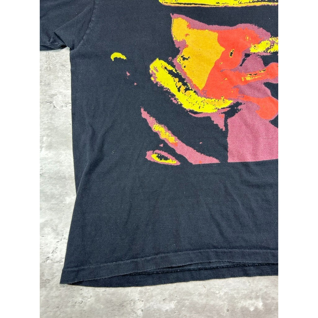 Vintage 80s/90s Nike Huarache Graphic Sneaker Promo T-Shirt Size Large Black