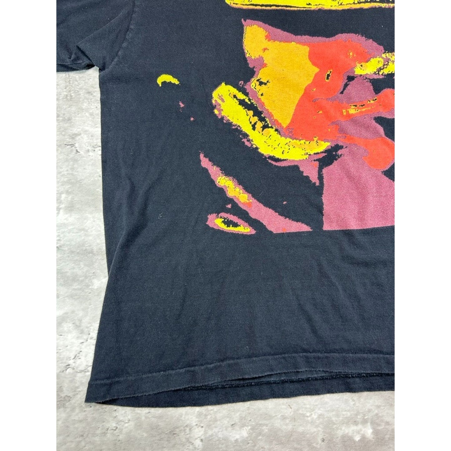 Vintage 80s/90s Nike Huarache Graphic Sneaker Promo T-Shirt Size Large Black