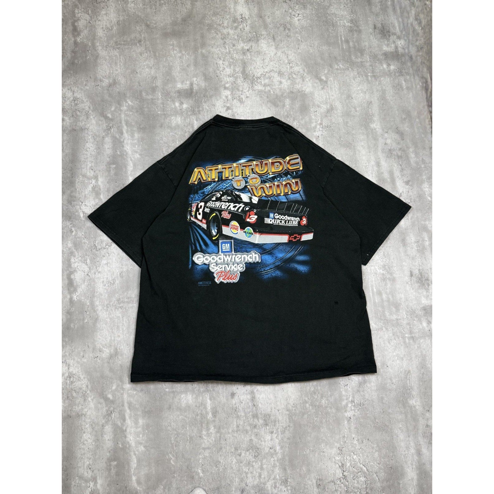 Vintage Dale Earnhardt #3 Nascar Racing Graphic T-Shirt Size 2XL