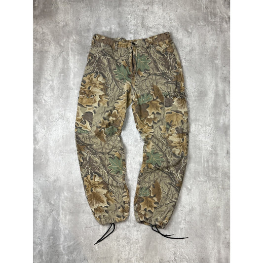 Vintage 90s Advantage Tree Camo Hunting Cargo Pants Size 34