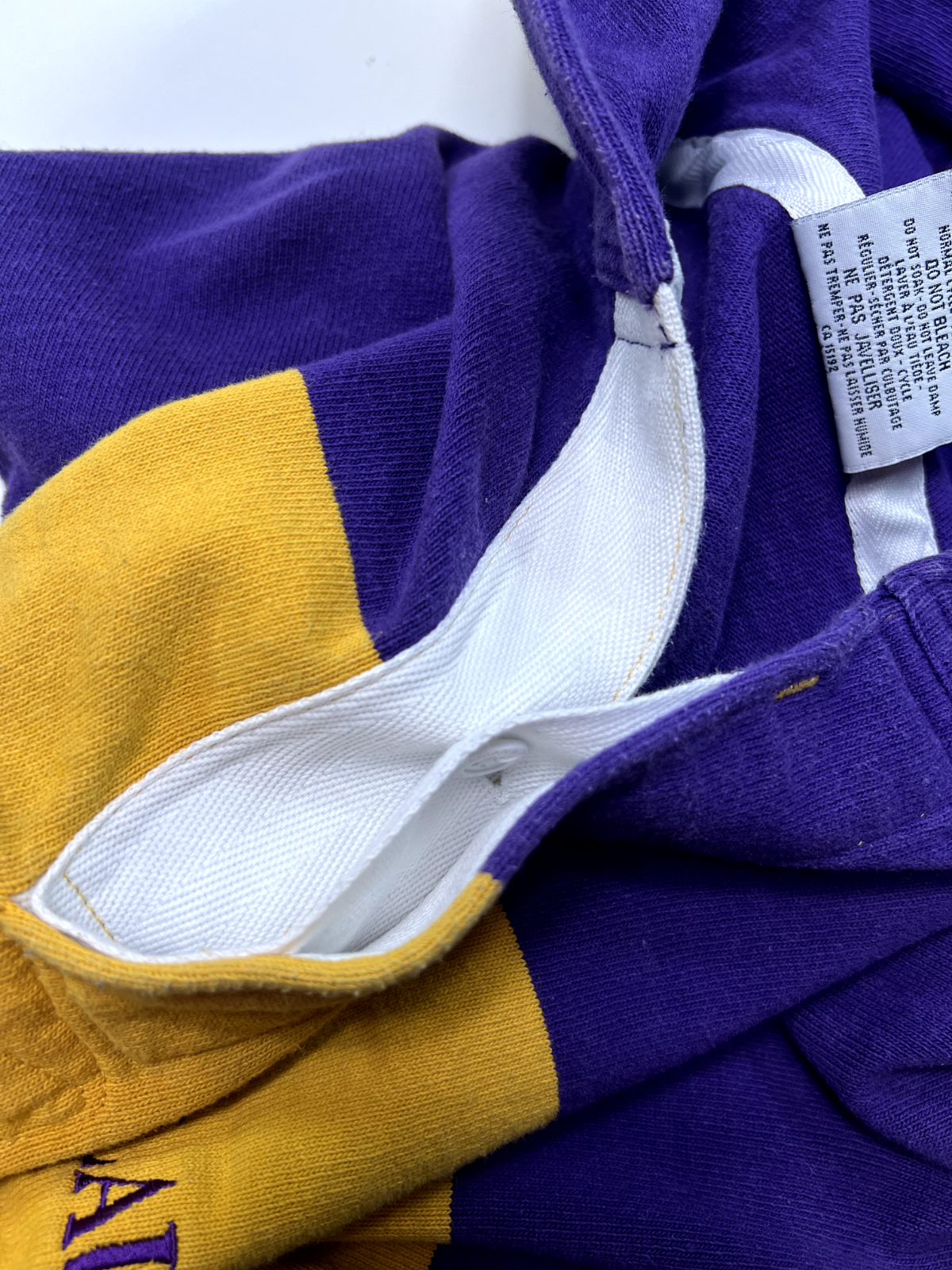 Vintage 90s Laurier University Collegiate Rugby Hooded Sweatshirt Size Small