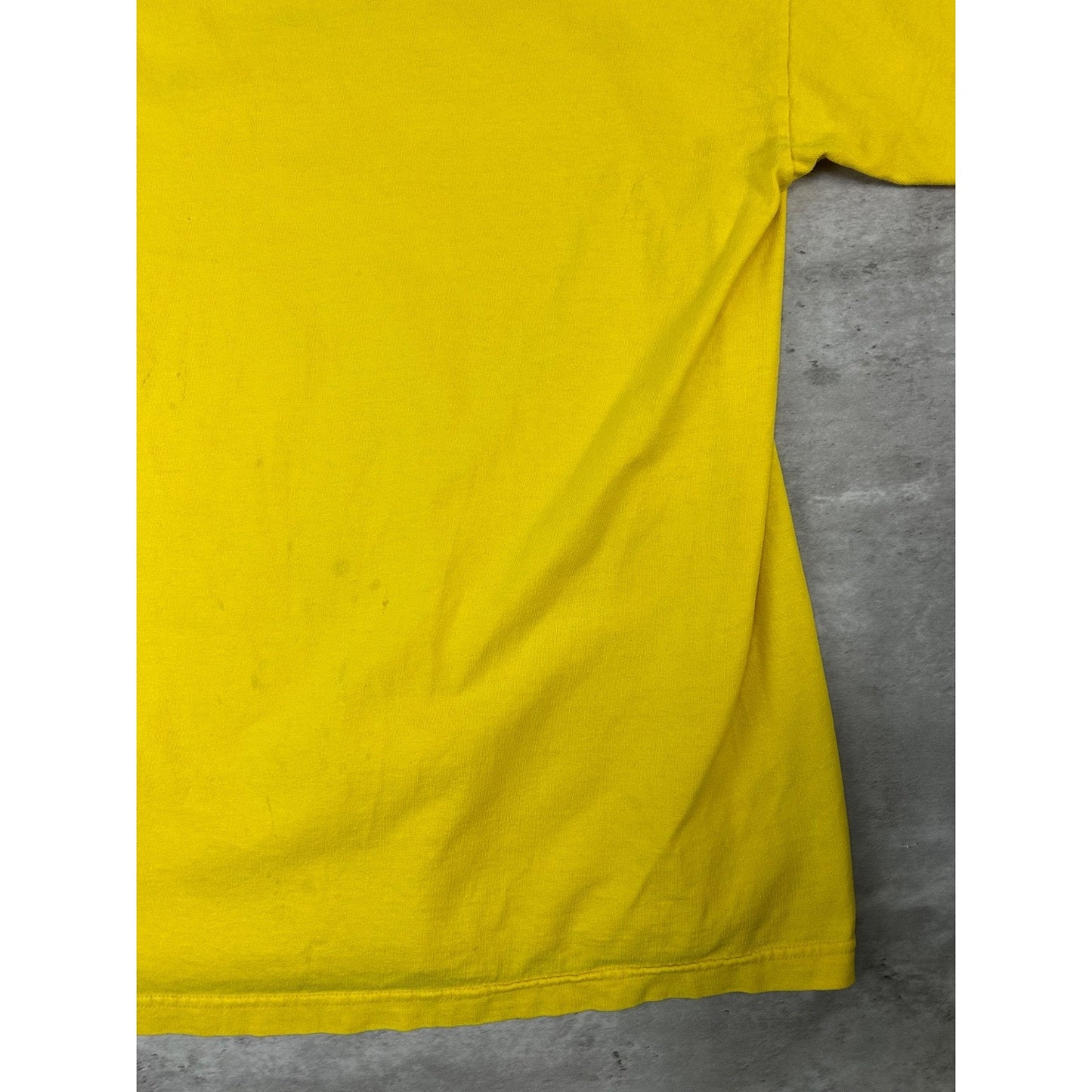 Vintage Fox Racing Motocross Flame Logo Graphic T-Shirt Size XL Yellow