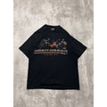 Vintage Harley Davidson Racing On The Right Track Graphic T-Shirt Size Medium