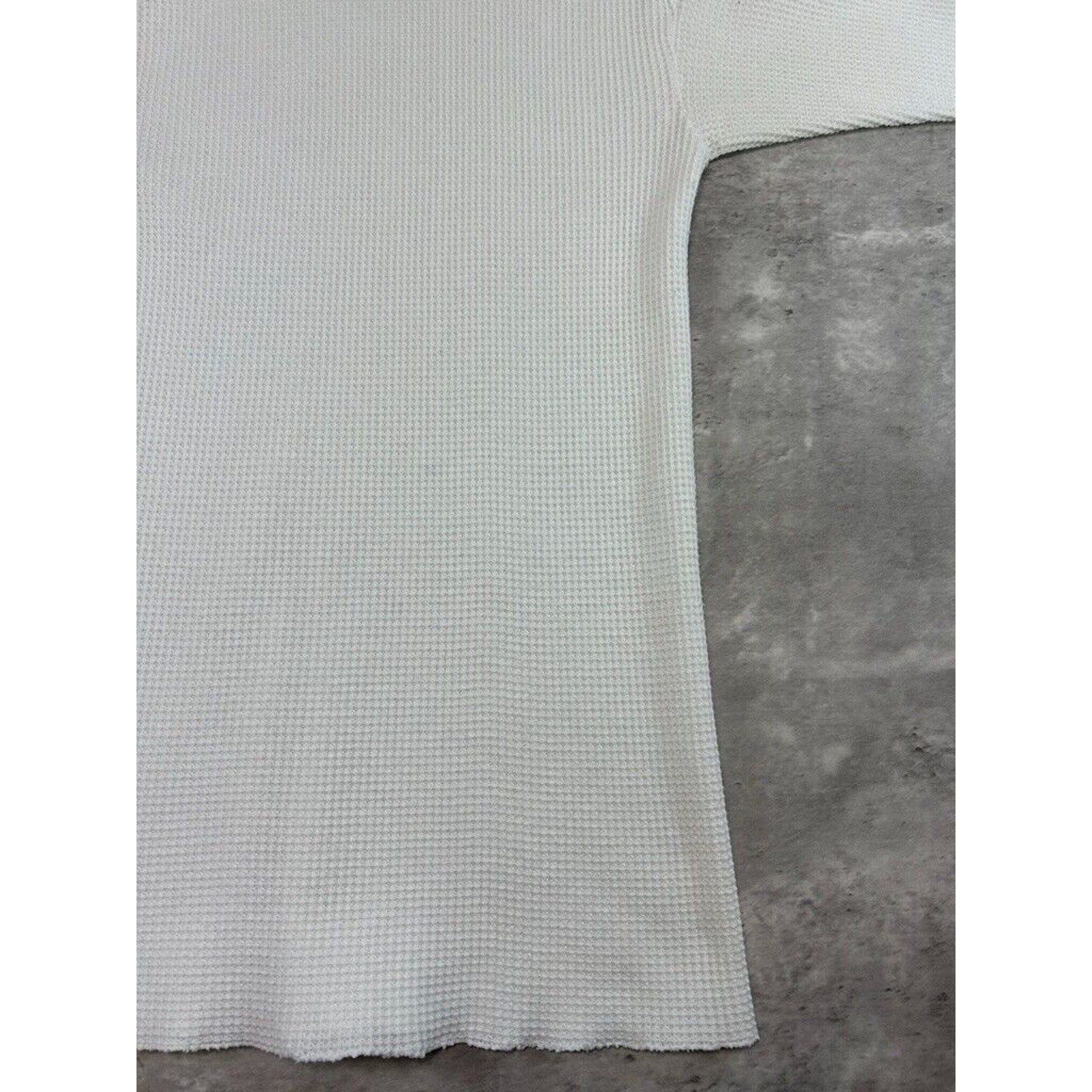 Vintage 1980s Handex Blank Thermal Print Long Sleeve T-Shirt Size Medium