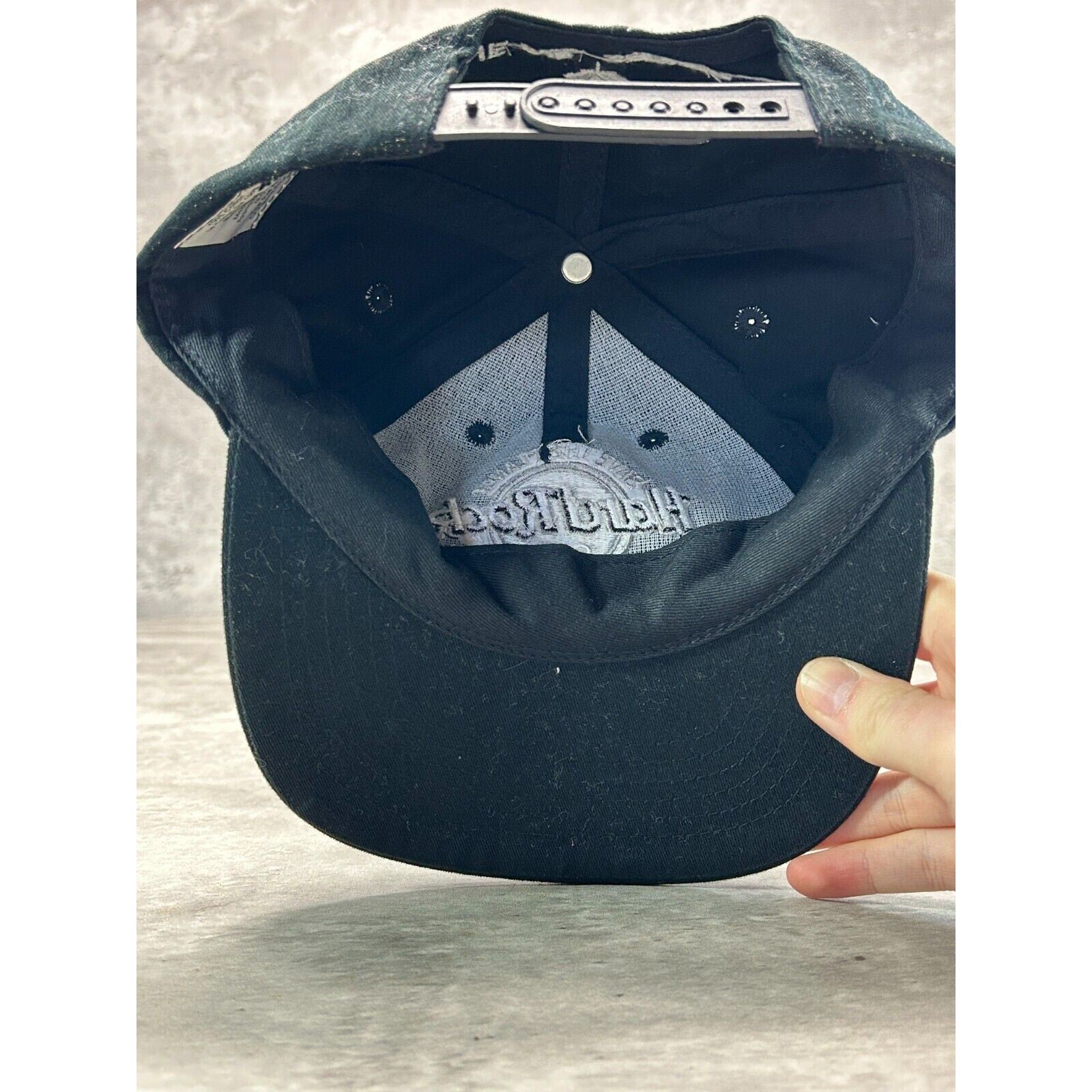 Vintage Hard Rock Cafe Niagara Fall Destination Spell Out Snapback Hat OSFA