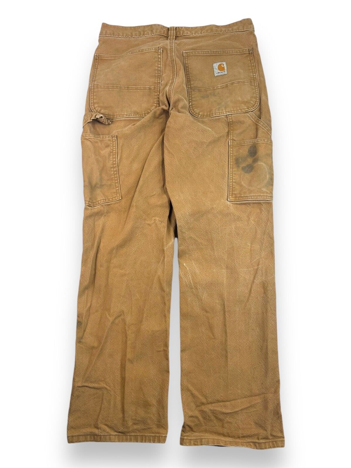 Carhartt Relaxed Fit Canvas Workwear Five Pocket Pants Size 37 Tan