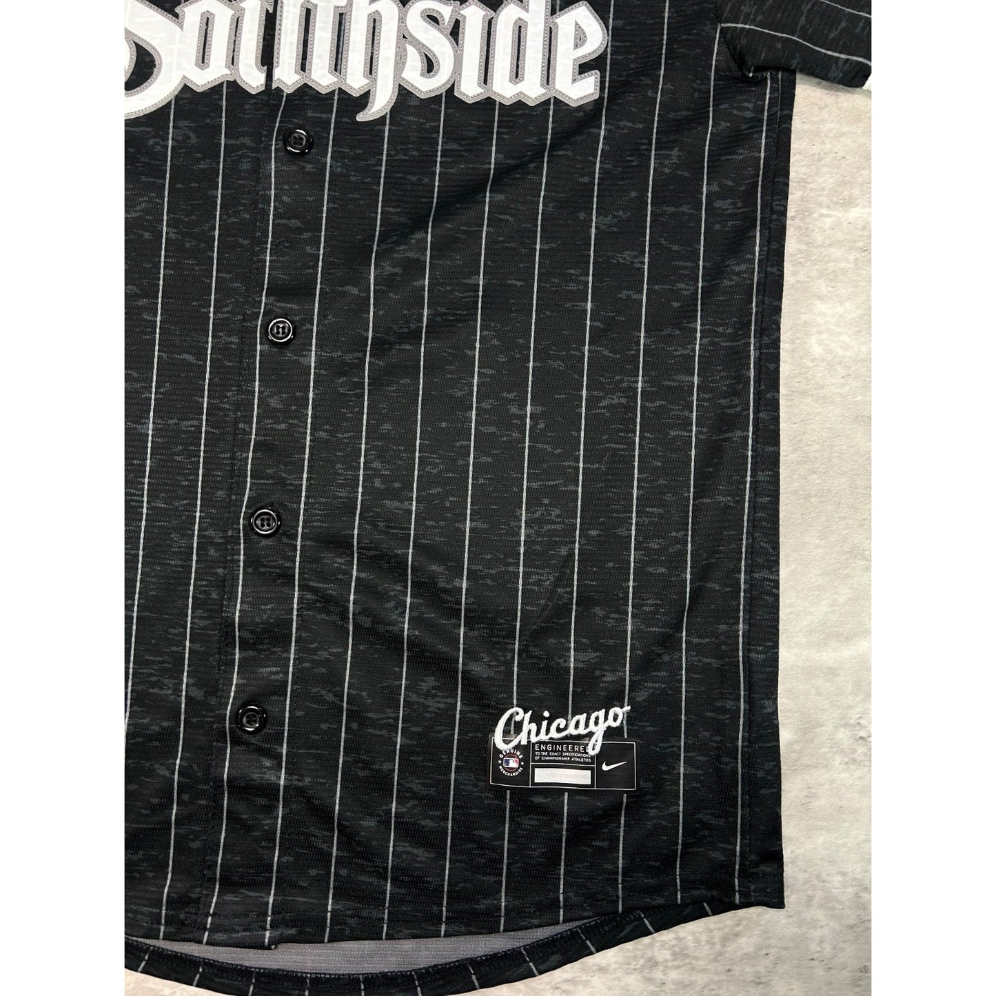 YOUTH Chicago White Sox MLB Southside Baseball Nike Jersey Size Large Black