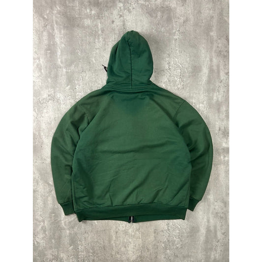 Vintage 80s/90s Carhartt Thermal Lined Workwear Full Zip Hooded Sweatshirt 2XL