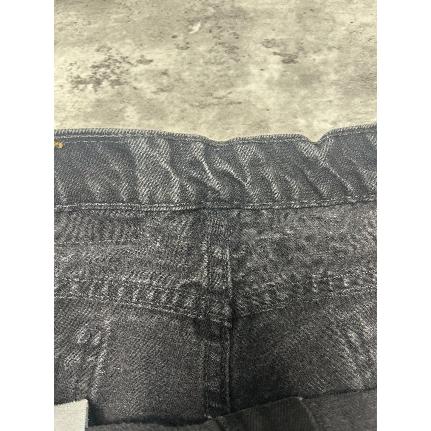 Vintage 90s Levis 505 Black Tab Black Denim Pants Size 36