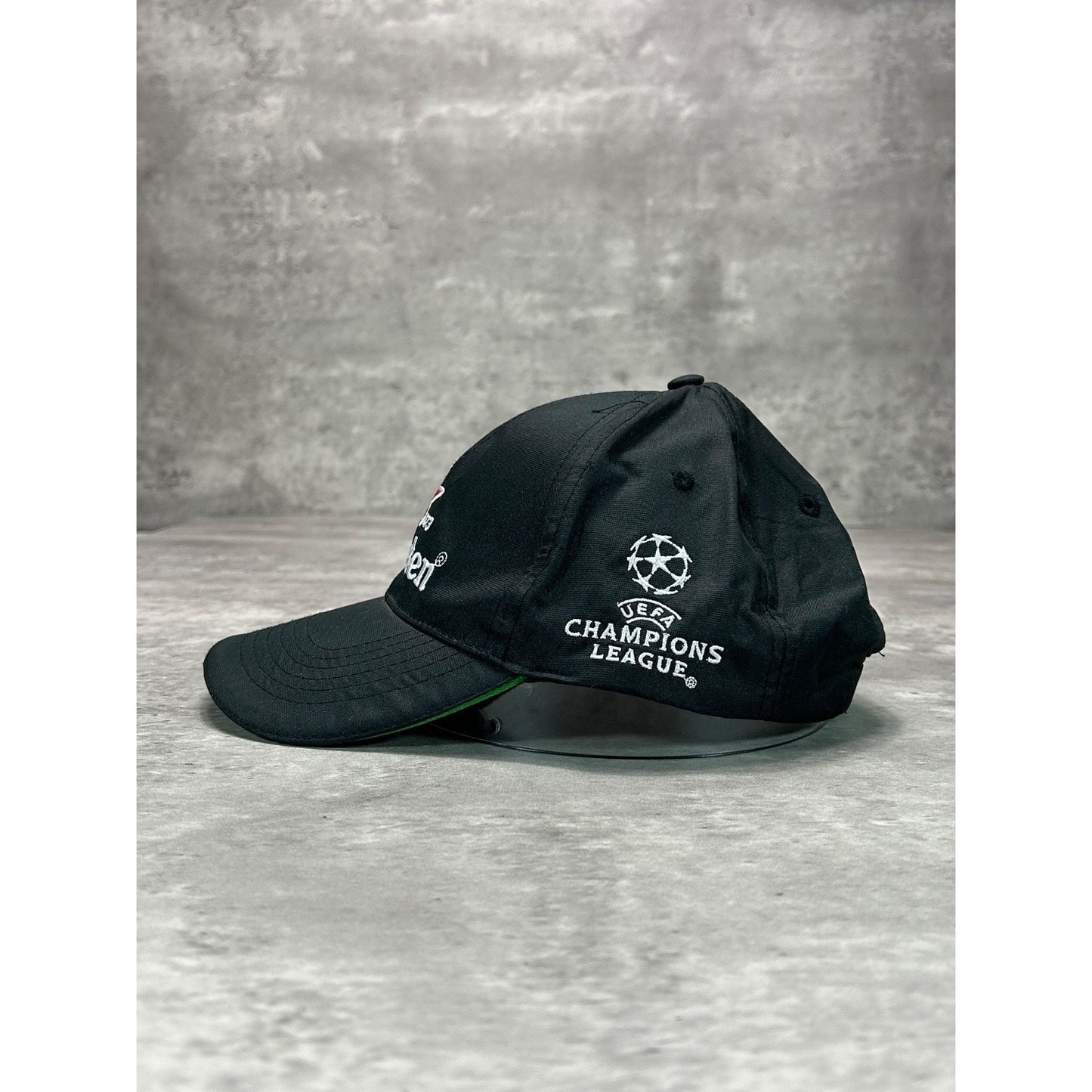 Vintage Heineken Beer Promo Embroidered Spellout Strapback Hat OSFA