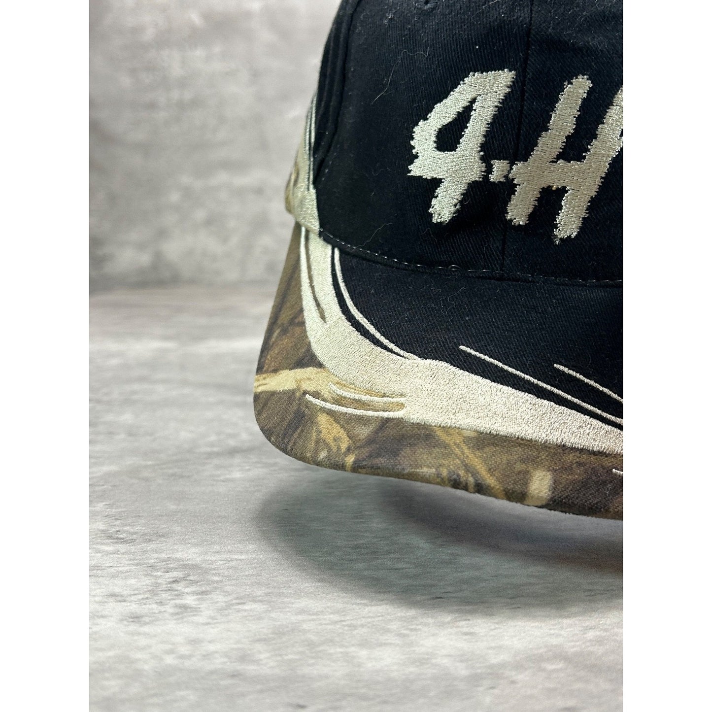 Vintage 4-H Two Tone Tree Camo Hunting Strapback Hat OSFA