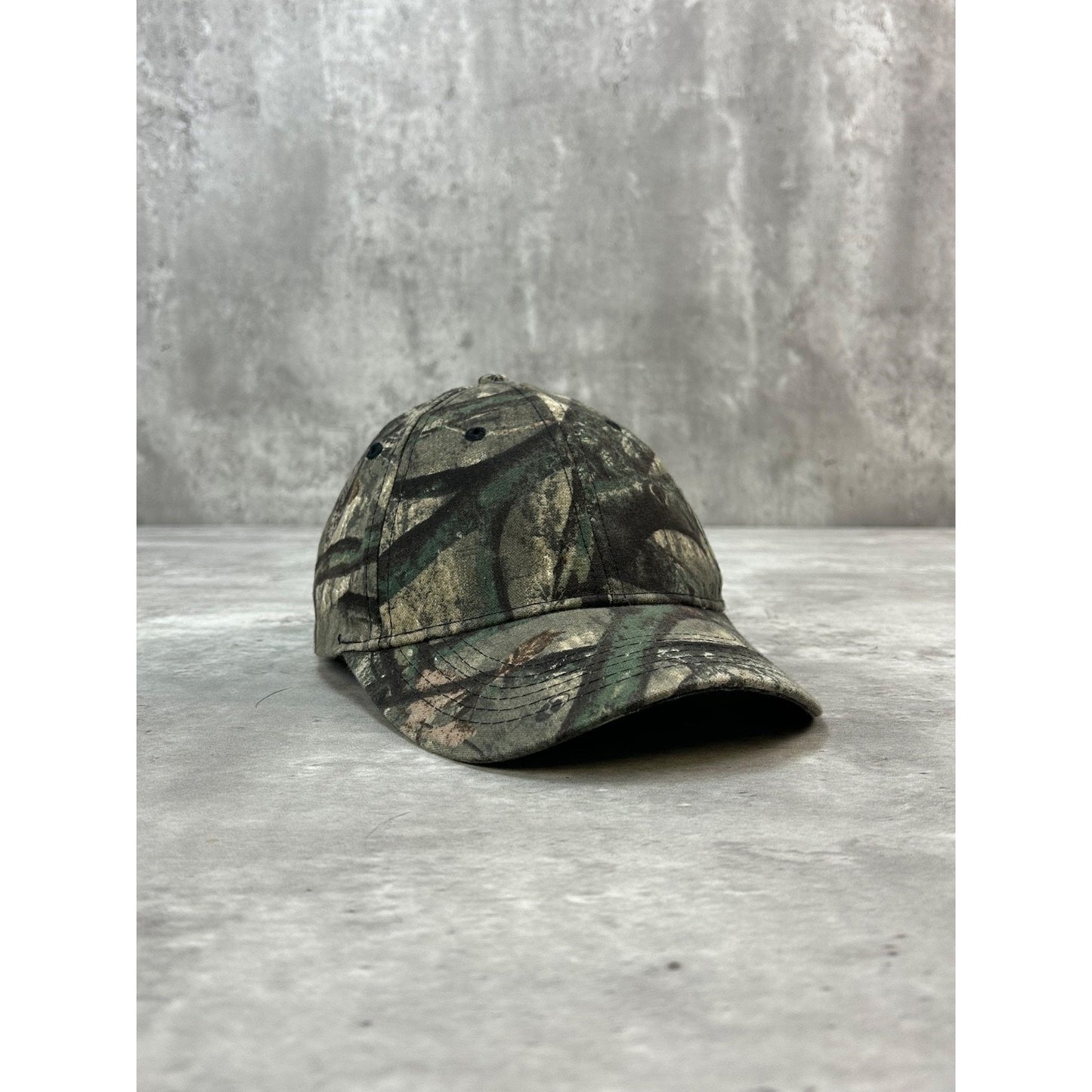 Vintage Mossy Oak Treestand Camo Hunting Snapback Hat OSFA