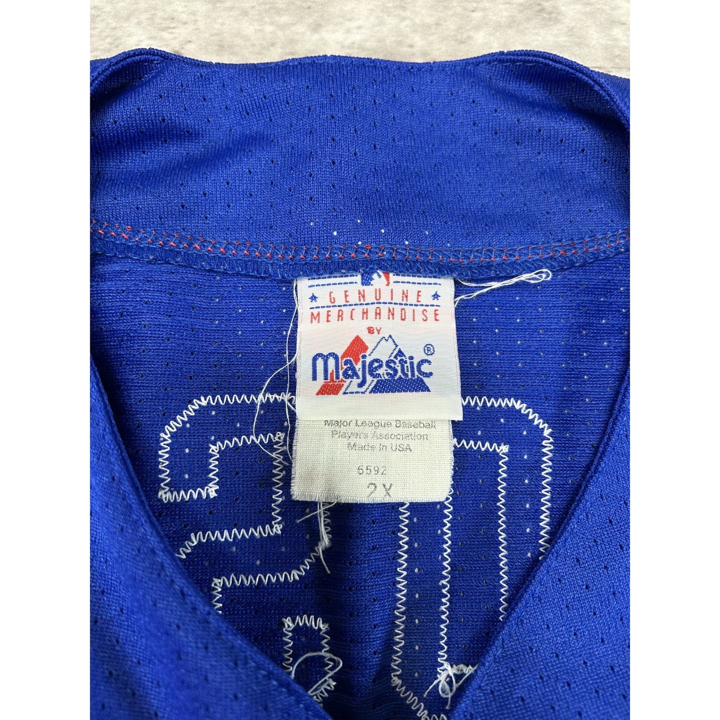 Vintage Sammy Sosa #21 Chicago Cubs MLB Stitched Majestic Jersey Size 2XL Blue