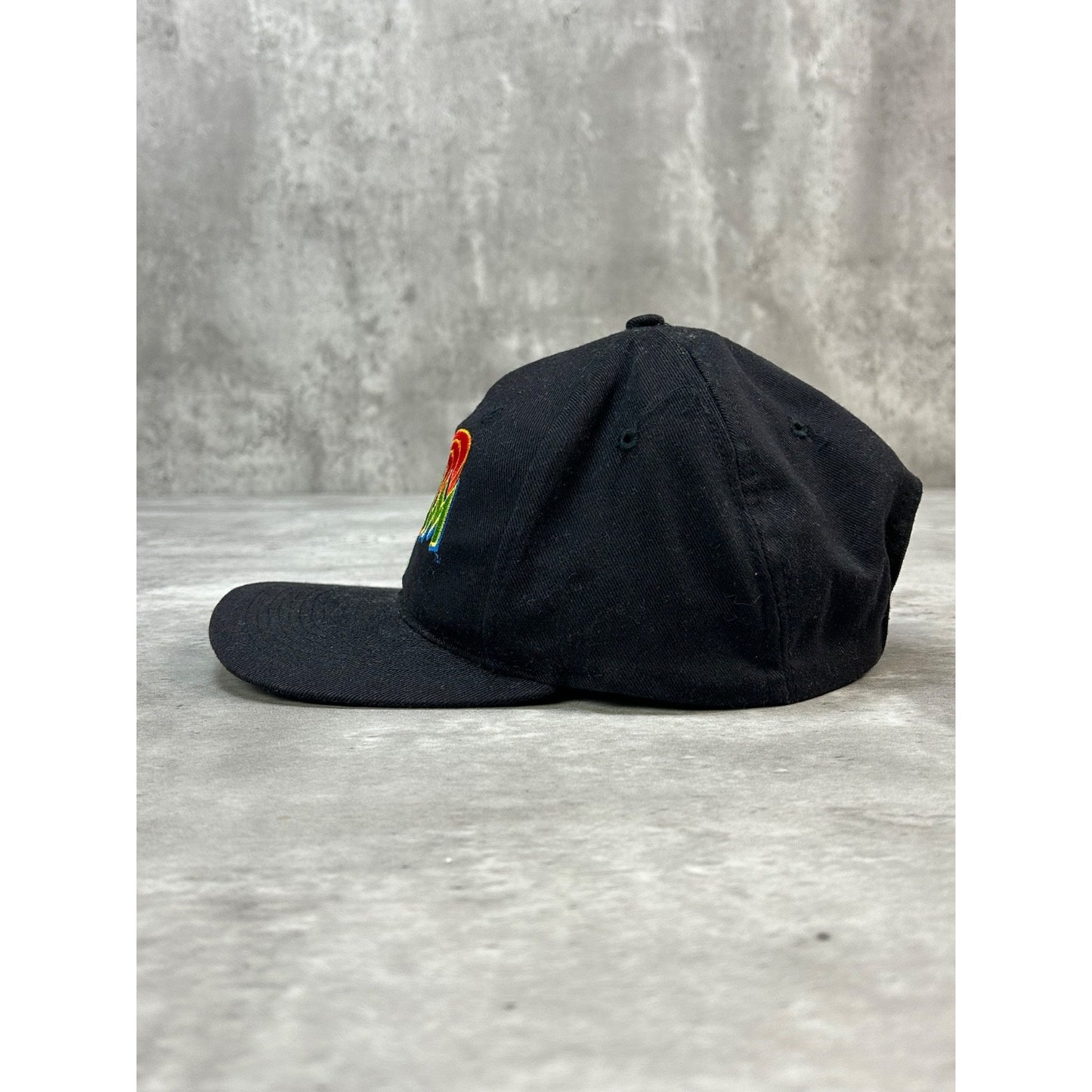 Vintage 1996 Space Jam Embroidered Logo Movie Promo Snapback Hat OSFA