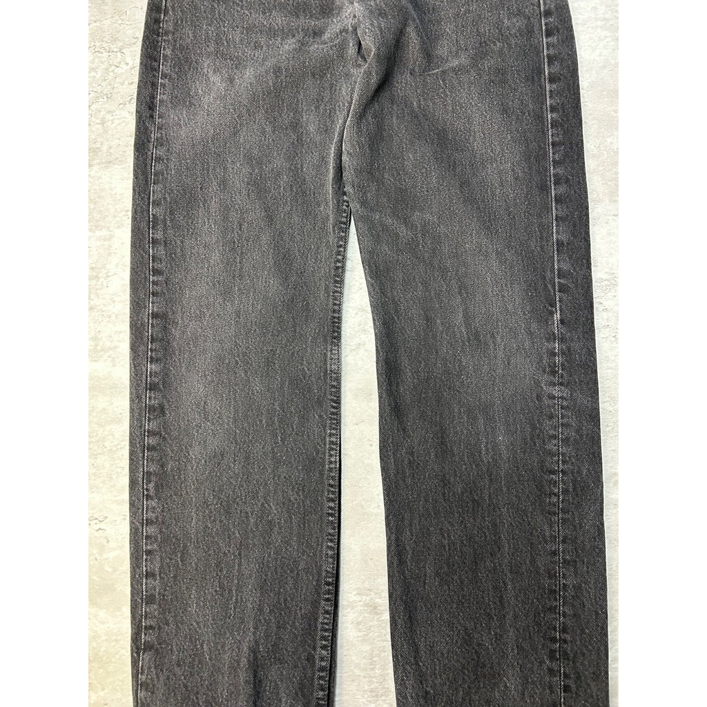 Vintage 90s Levis 505 Red Tab Black Denim Pants Size 28